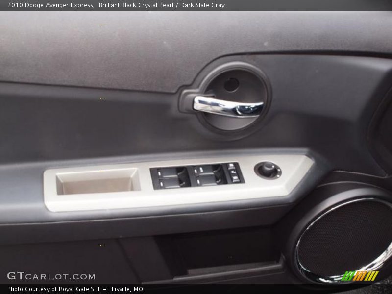 Brilliant Black Crystal Pearl / Dark Slate Gray 2010 Dodge Avenger Express