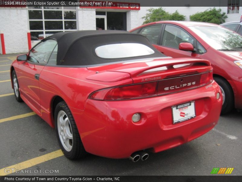 Cayanne Red Pearl / Tan 1998 Mitsubishi Eclipse Spyder GS