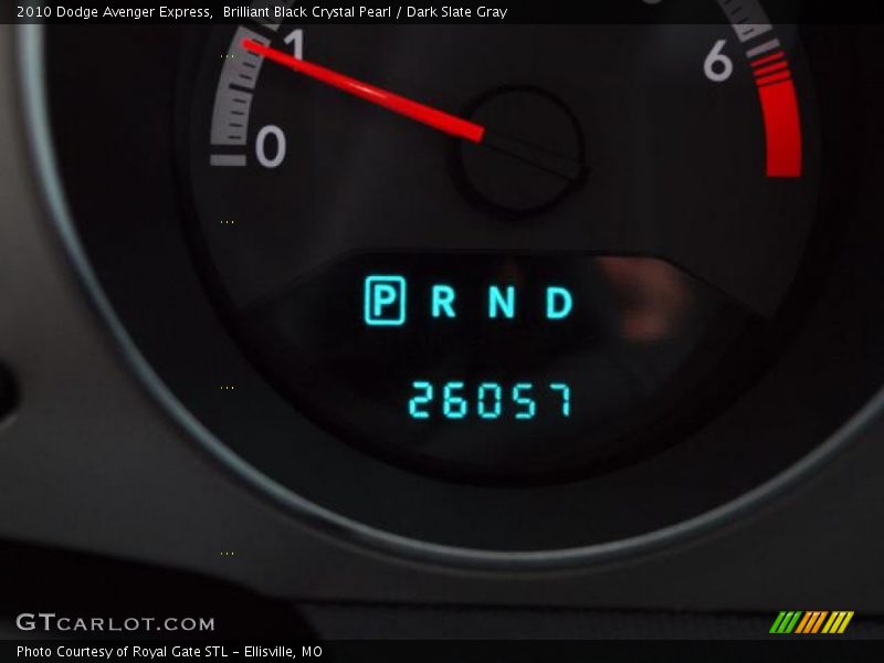 Brilliant Black Crystal Pearl / Dark Slate Gray 2010 Dodge Avenger Express