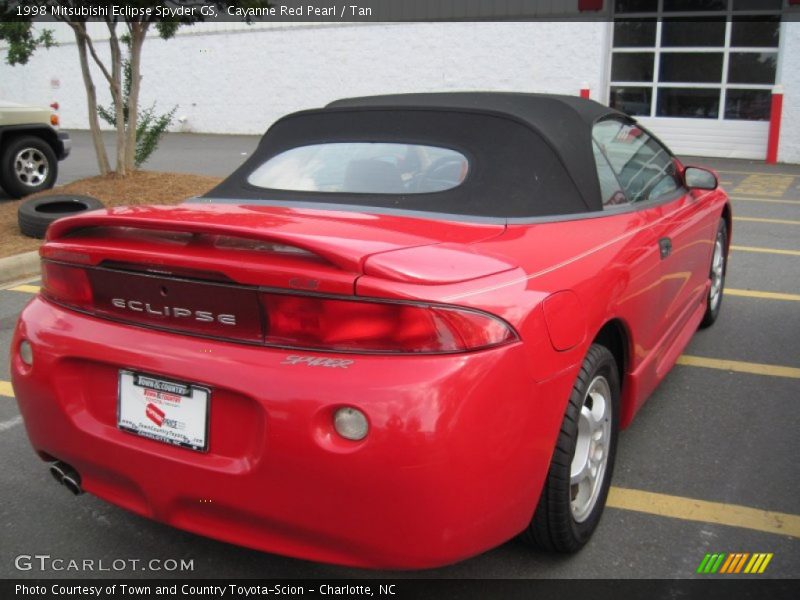 Cayanne Red Pearl / Tan 1998 Mitsubishi Eclipse Spyder GS