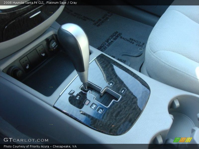 Platinum Sage / Gray 2008 Hyundai Santa Fe GLS