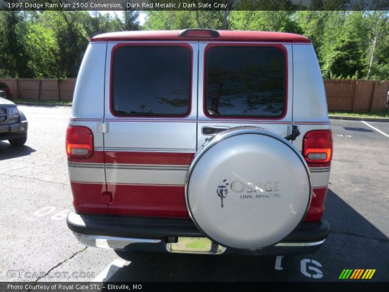 Dark Red Metallic / Dark Slate Gray 1997 Dodge Ram Van 2500 Conversion