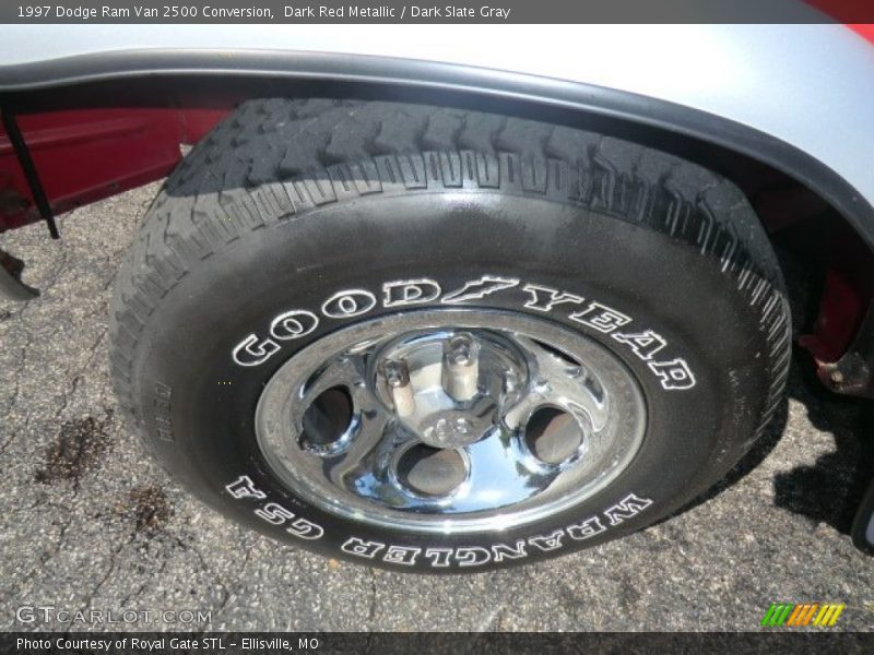 Dark Red Metallic / Dark Slate Gray 1997 Dodge Ram Van 2500 Conversion