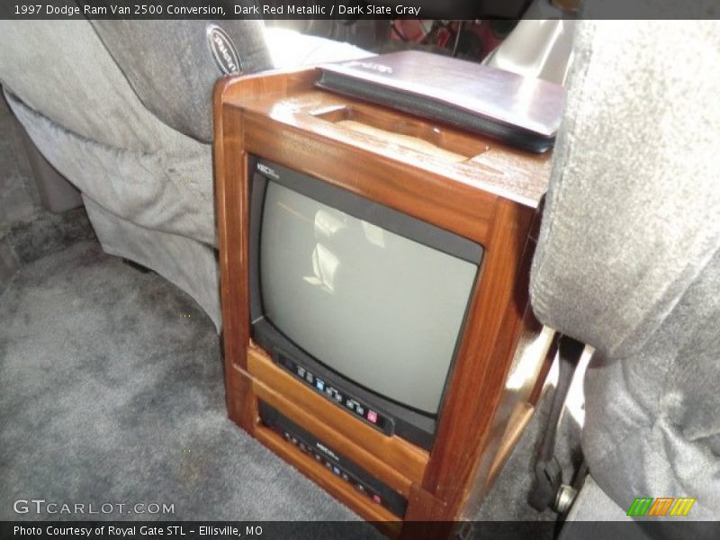 Dark Red Metallic / Dark Slate Gray 1997 Dodge Ram Van 2500 Conversion