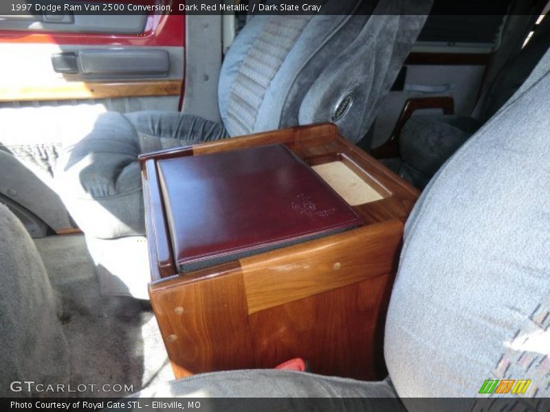Dark Red Metallic / Dark Slate Gray 1997 Dodge Ram Van 2500 Conversion