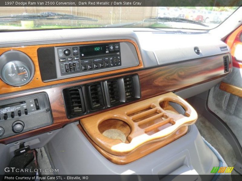 Dark Red Metallic / Dark Slate Gray 1997 Dodge Ram Van 2500 Conversion