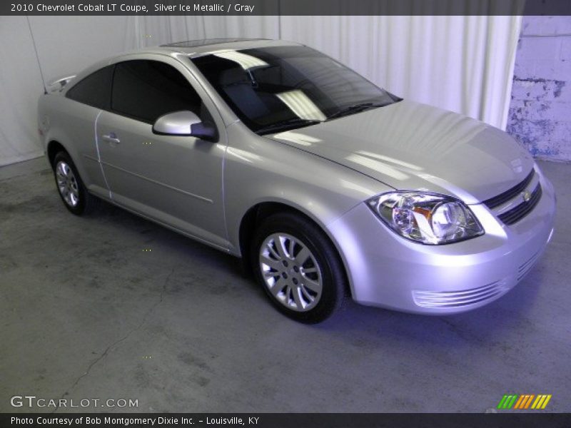 Silver Ice Metallic / Gray 2010 Chevrolet Cobalt LT Coupe