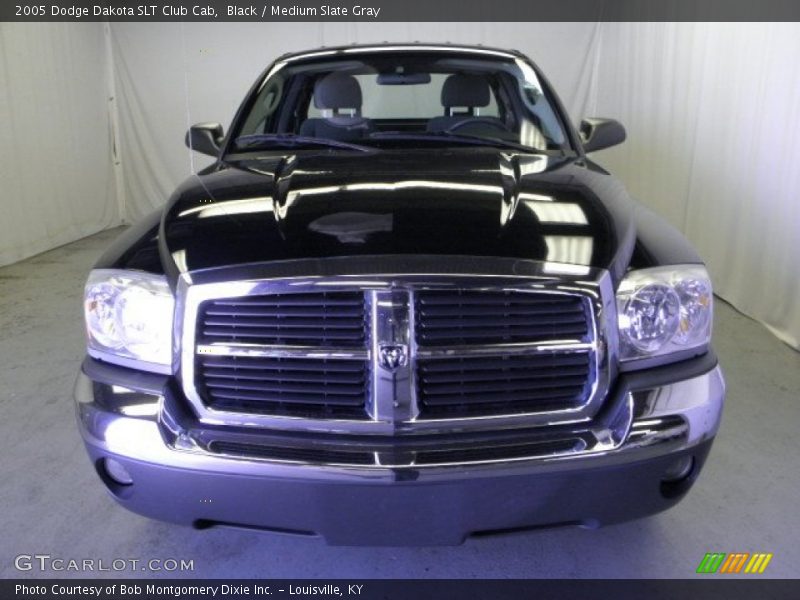 Black / Medium Slate Gray 2005 Dodge Dakota SLT Club Cab