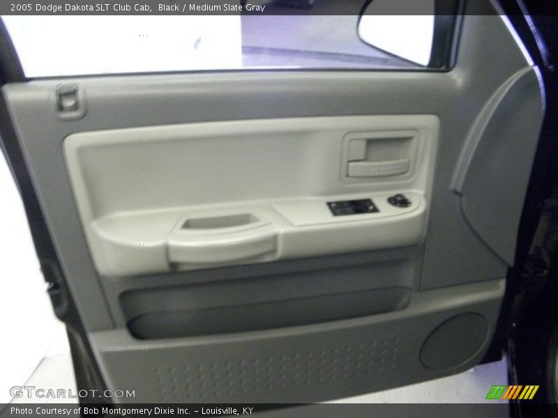 Black / Medium Slate Gray 2005 Dodge Dakota SLT Club Cab