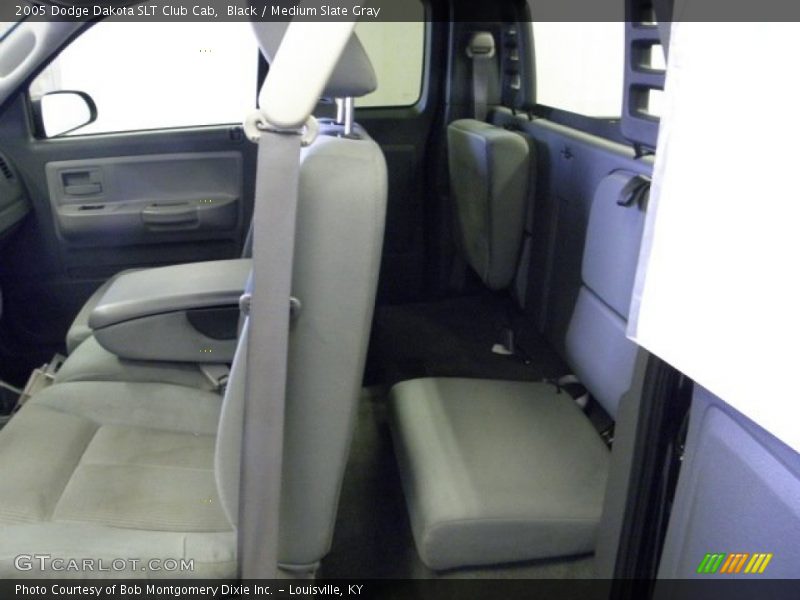 Black / Medium Slate Gray 2005 Dodge Dakota SLT Club Cab