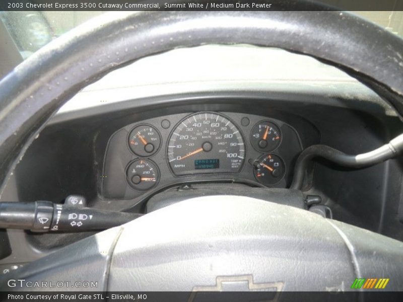 Summit White / Medium Dark Pewter 2003 Chevrolet Express 3500 Cutaway Commercial