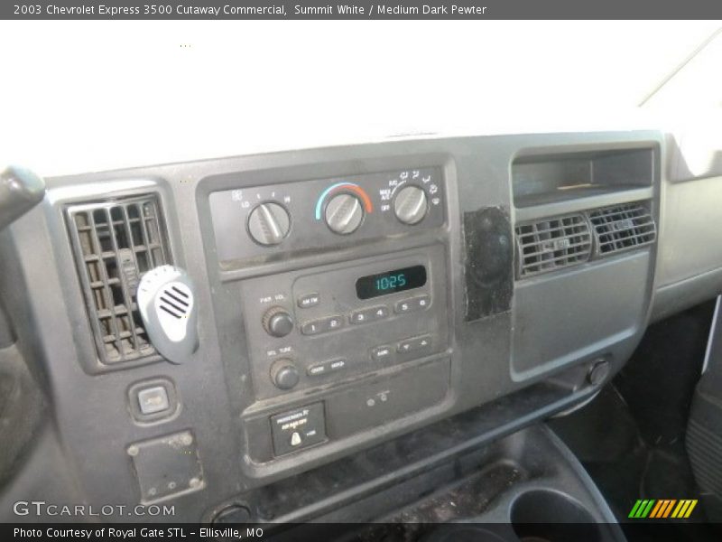 Summit White / Medium Dark Pewter 2003 Chevrolet Express 3500 Cutaway Commercial