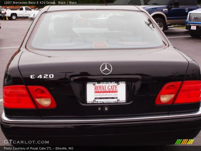 Black / Black 1997 Mercedes-Benz E 420 Sedan