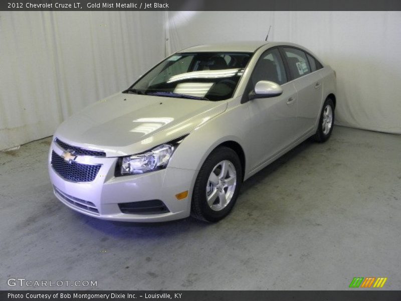 Gold Mist Metallic / Jet Black 2012 Chevrolet Cruze LT