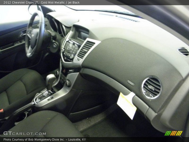 Gold Mist Metallic / Jet Black 2012 Chevrolet Cruze LT