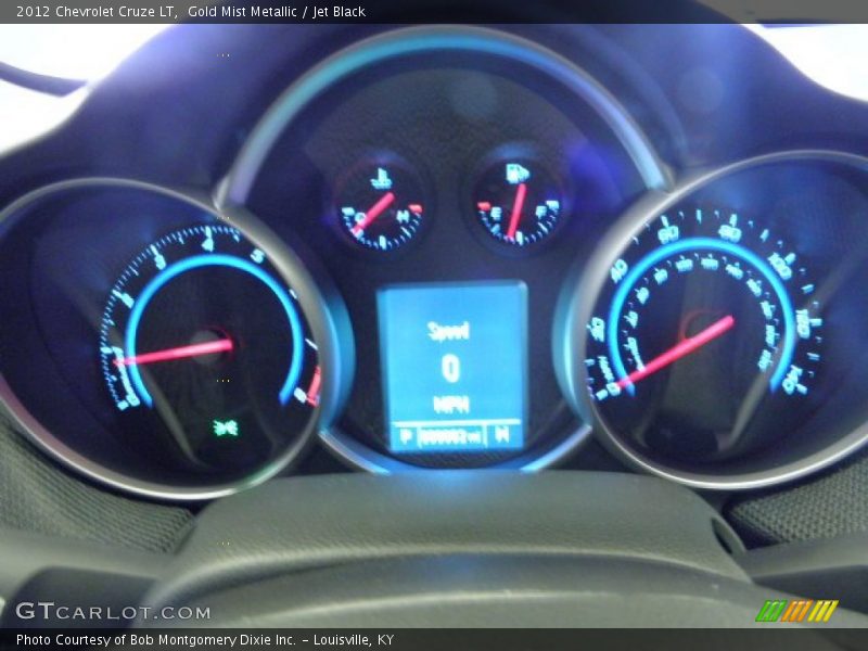 Gold Mist Metallic / Jet Black 2012 Chevrolet Cruze LT
