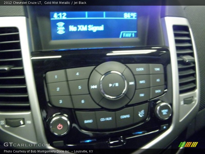 Gold Mist Metallic / Jet Black 2012 Chevrolet Cruze LT
