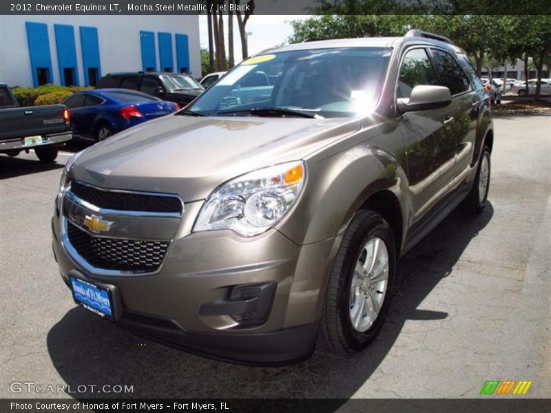 Mocha Steel Metallic / Jet Black 2012 Chevrolet Equinox LT