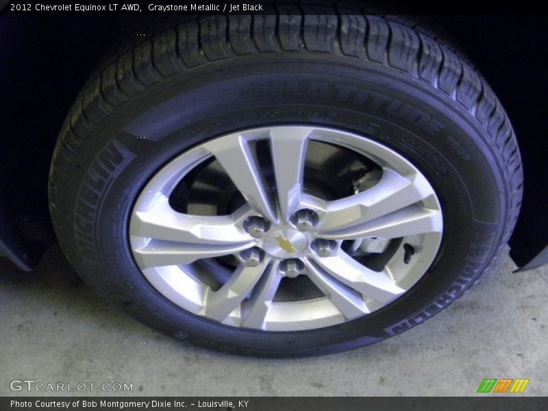 Graystone Metallic / Jet Black 2012 Chevrolet Equinox LT AWD