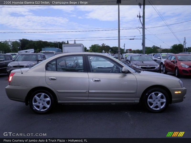 Champagne Beige / Beige 2006 Hyundai Elantra GLS Sedan