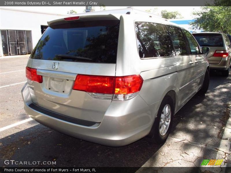 Silver Pearl Metallic / Gray 2008 Honda Odyssey EX-L