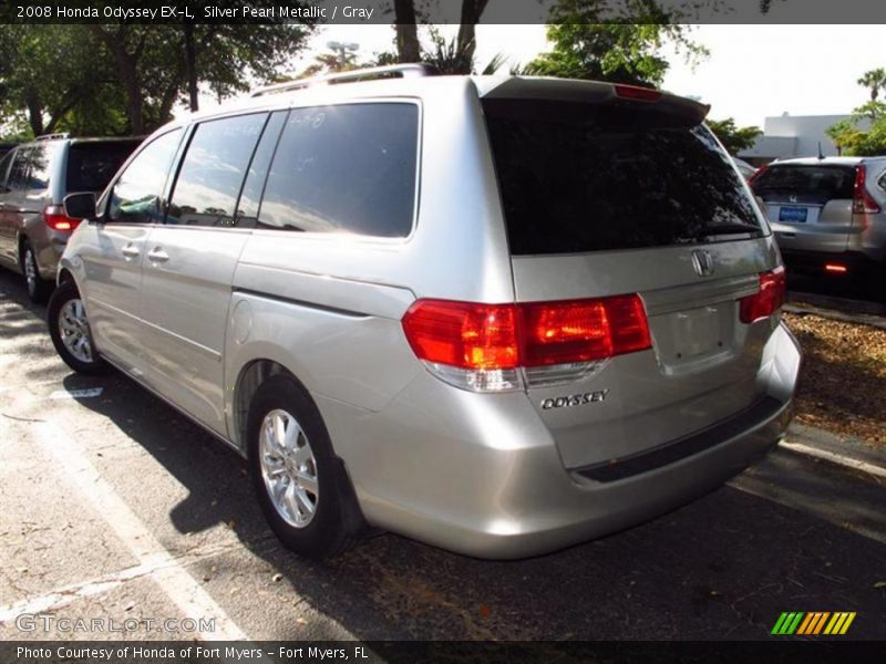 Silver Pearl Metallic / Gray 2008 Honda Odyssey EX-L