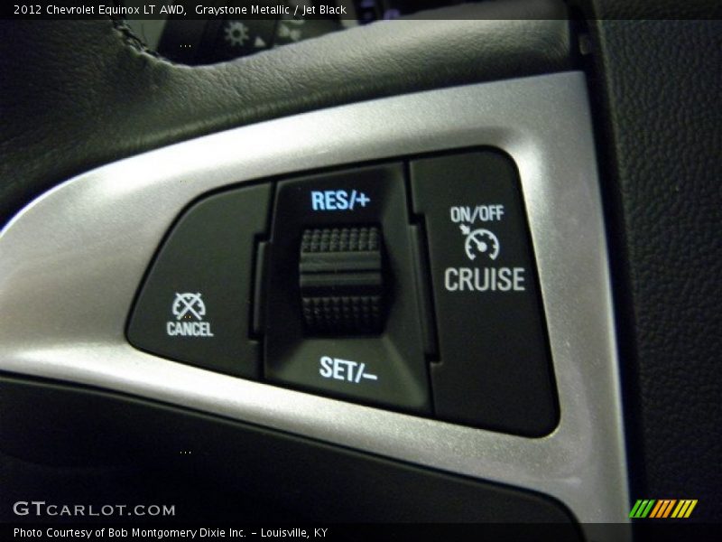 Graystone Metallic / Jet Black 2012 Chevrolet Equinox LT AWD