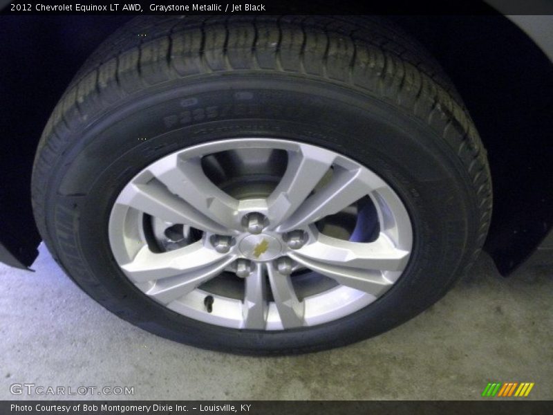 Graystone Metallic / Jet Black 2012 Chevrolet Equinox LT AWD