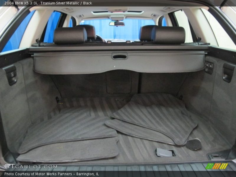 Titanium Silver Metallic / Black 2004 BMW X5 3.0i