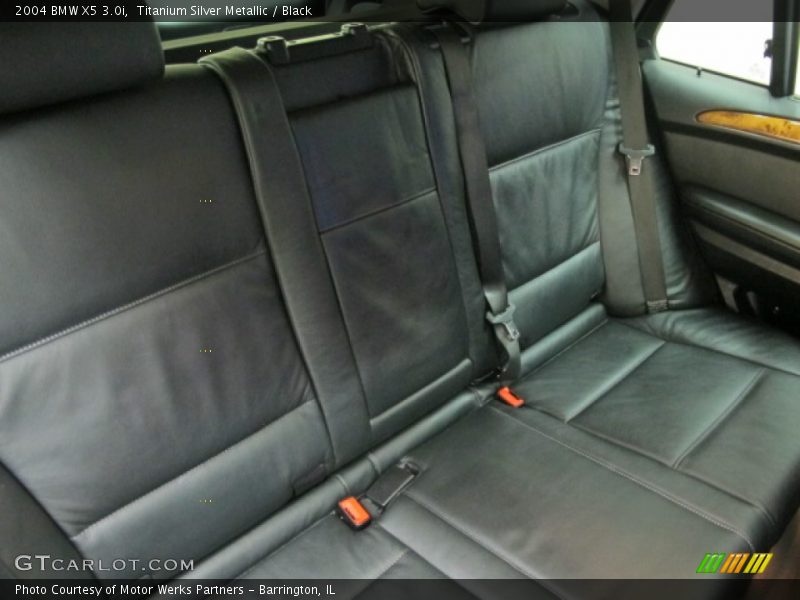 Titanium Silver Metallic / Black 2004 BMW X5 3.0i