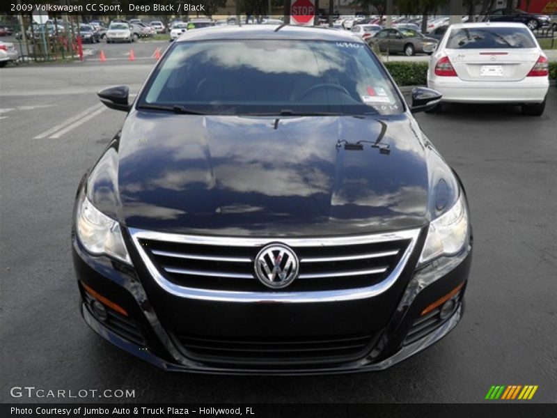 Deep Black / Black 2009 Volkswagen CC Sport
