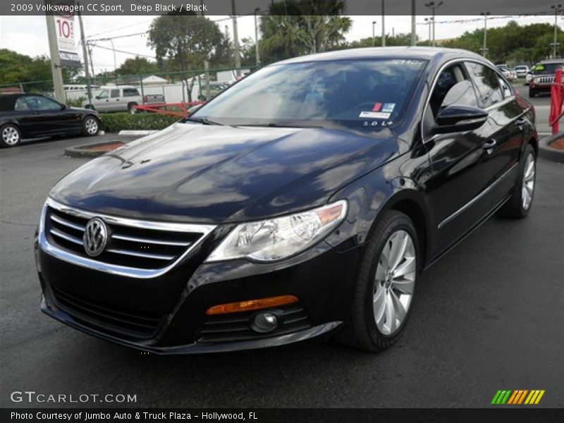 Deep Black / Black 2009 Volkswagen CC Sport