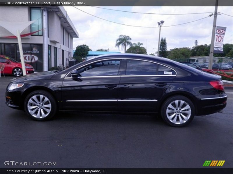 Deep Black / Black 2009 Volkswagen CC Sport