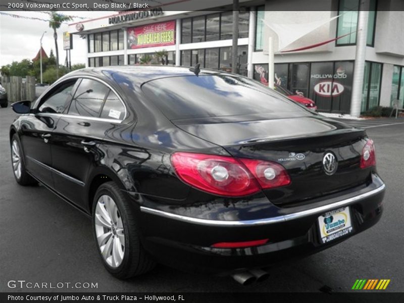 Deep Black / Black 2009 Volkswagen CC Sport