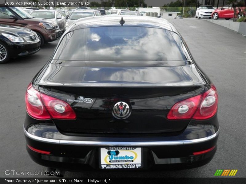 Deep Black / Black 2009 Volkswagen CC Sport