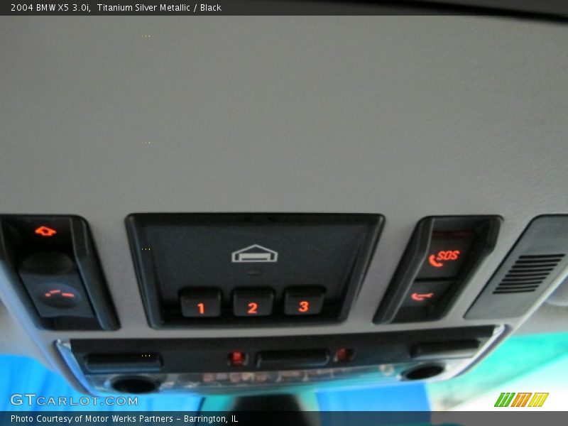 Titanium Silver Metallic / Black 2004 BMW X5 3.0i