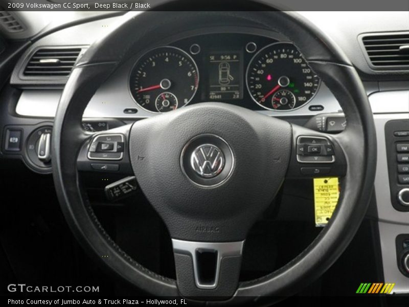 Deep Black / Black 2009 Volkswagen CC Sport