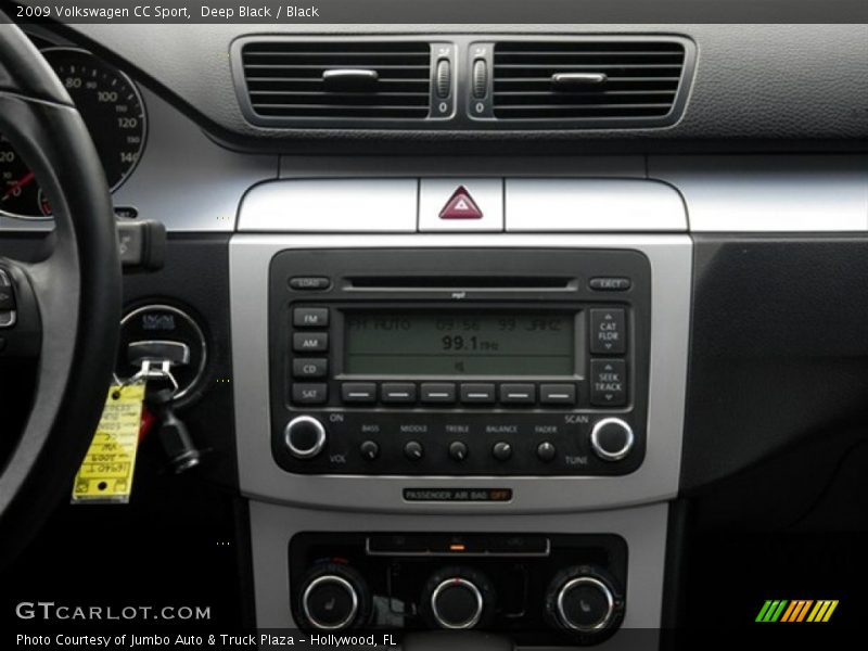 Deep Black / Black 2009 Volkswagen CC Sport
