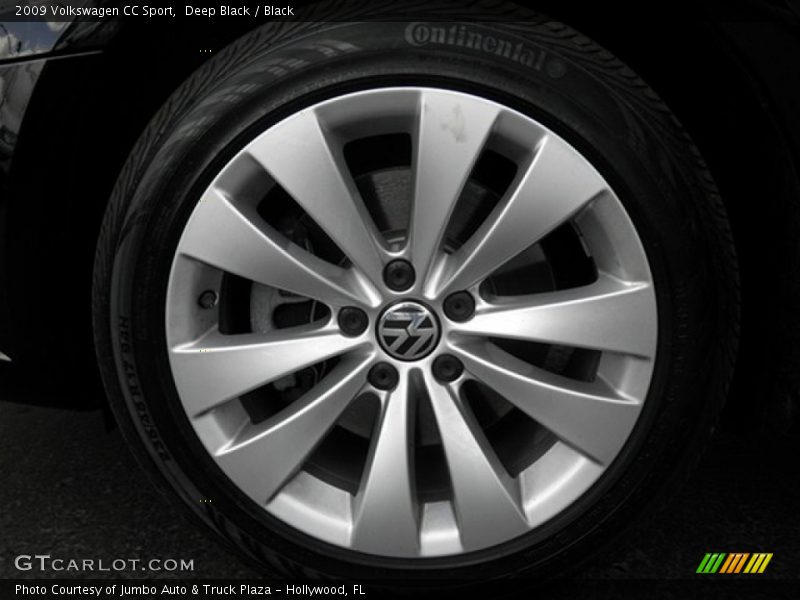 Deep Black / Black 2009 Volkswagen CC Sport