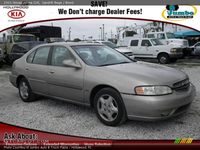 Sandrift Beige / Blond 2001 Nissan Altima GXE