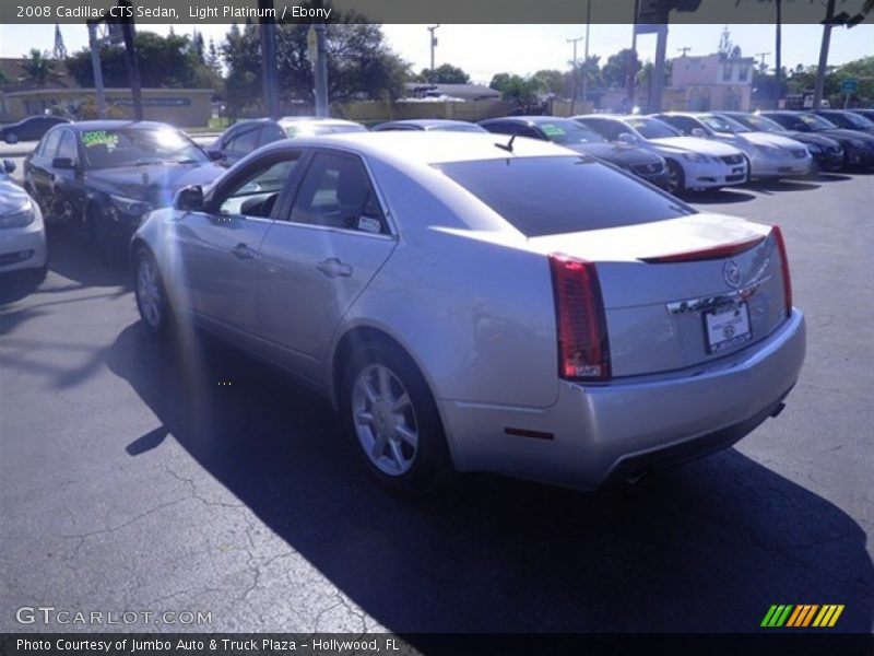 Light Platinum / Ebony 2008 Cadillac CTS Sedan