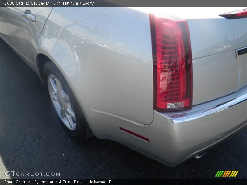 Light Platinum / Ebony 2008 Cadillac CTS Sedan