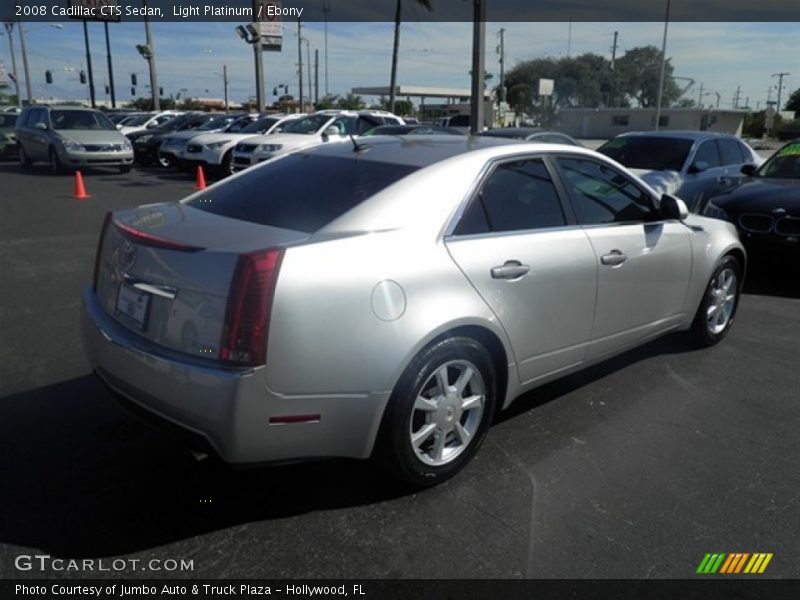 Light Platinum / Ebony 2008 Cadillac CTS Sedan