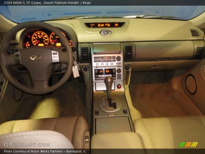 Desert Platinum Metallic / Beige 2004 Infiniti G 35 Coupe