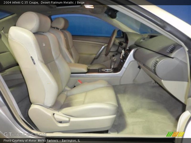 Desert Platinum Metallic / Beige 2004 Infiniti G 35 Coupe