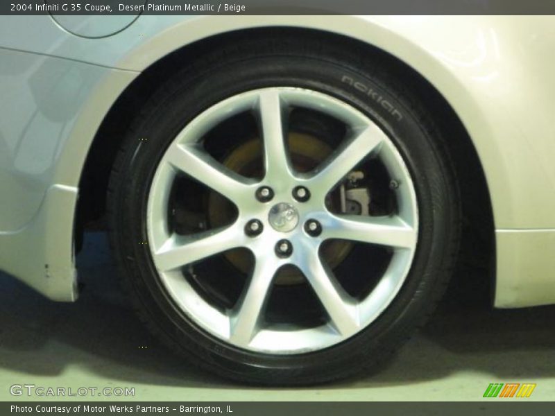 Desert Platinum Metallic / Beige 2004 Infiniti G 35 Coupe
