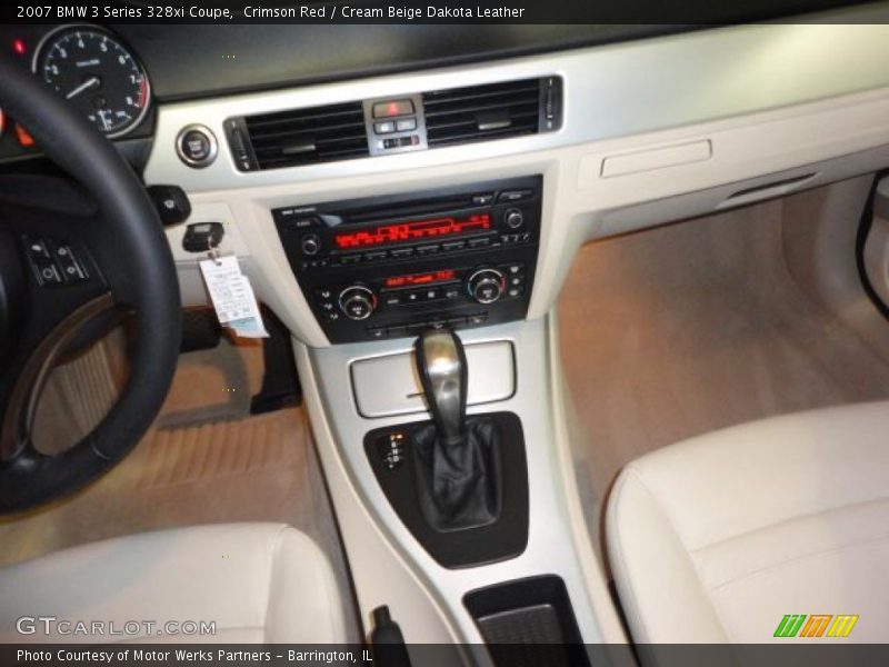 Crimson Red / Cream Beige Dakota Leather 2007 BMW 3 Series 328xi Coupe