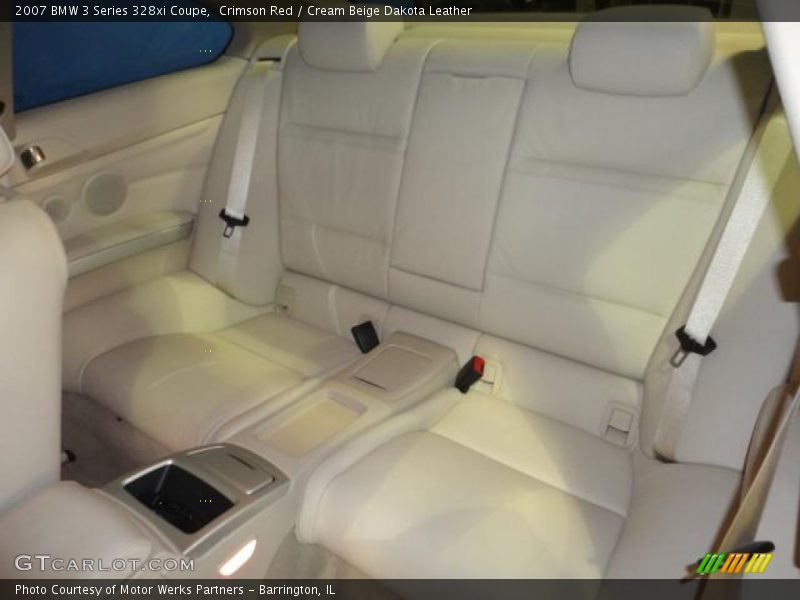 Crimson Red / Cream Beige Dakota Leather 2007 BMW 3 Series 328xi Coupe