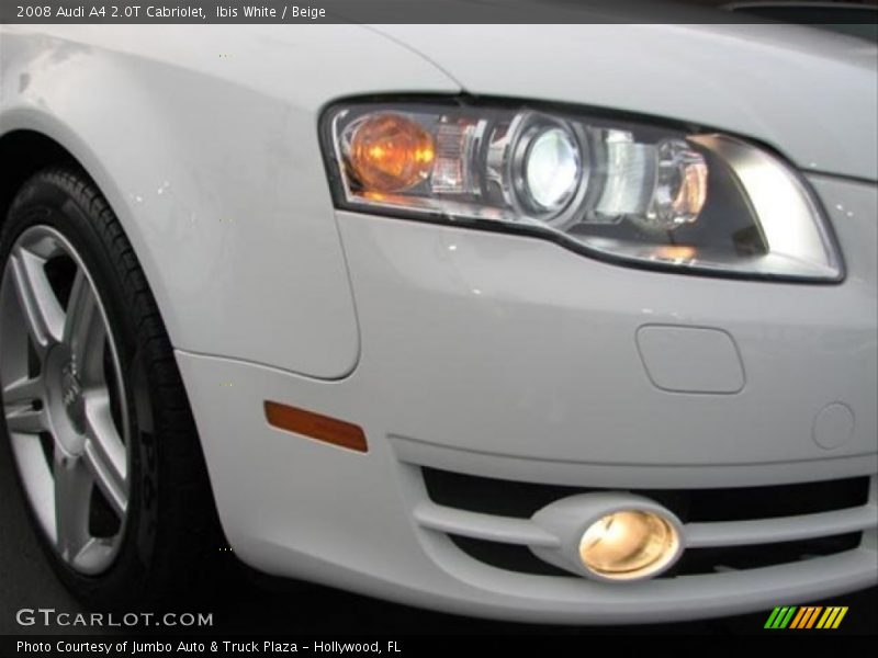 Ibis White / Beige 2008 Audi A4 2.0T Cabriolet