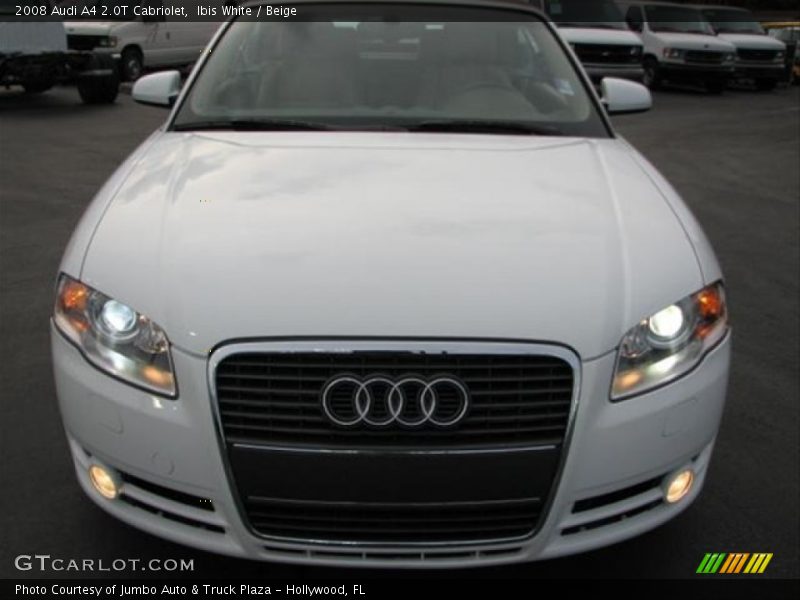 Ibis White / Beige 2008 Audi A4 2.0T Cabriolet